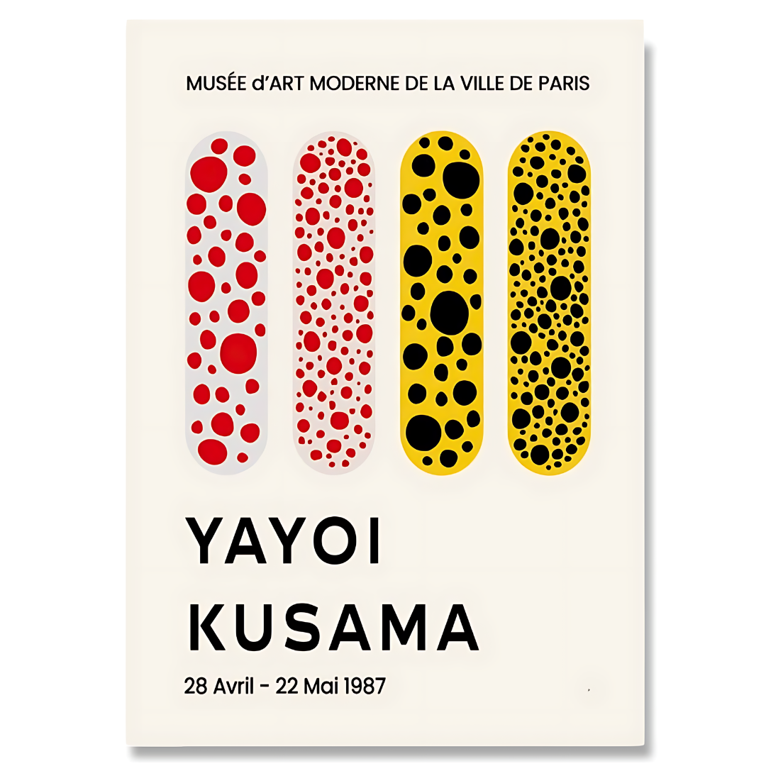 AVRIL TO MAI - Yayoi Kusama-inspirerte lerret