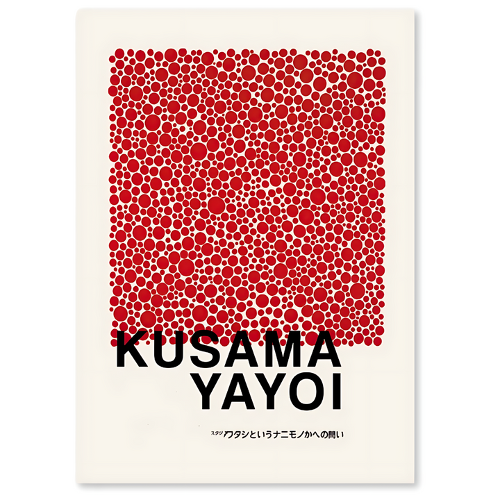LOVE - Yayoi Kusama-inspirerte lerret
