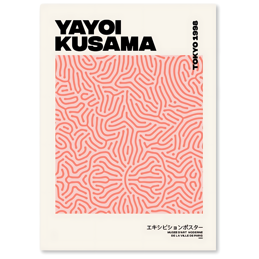 TOKYO 1998 - Yayoi Kusama-inspirerte lerretstrykk