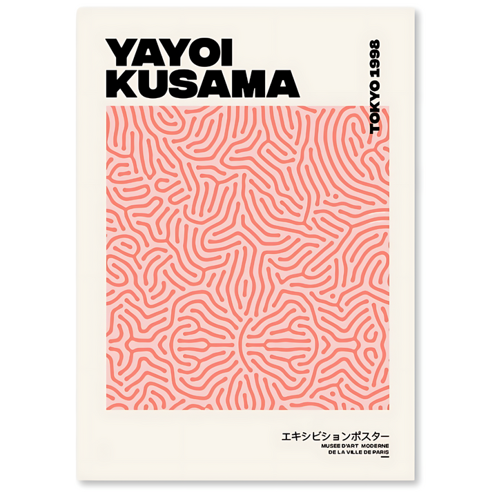 TOKYO 1998 - Yayoi Kusama-inspirerte lerretstrykk