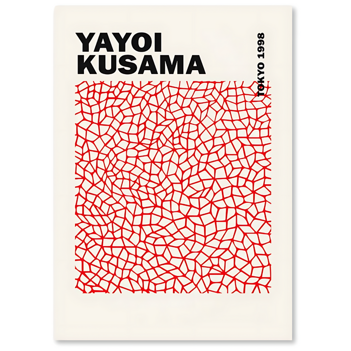 TOKYO 1998 Vision - Yayoi Kusama-Inspirert lerrettrykk